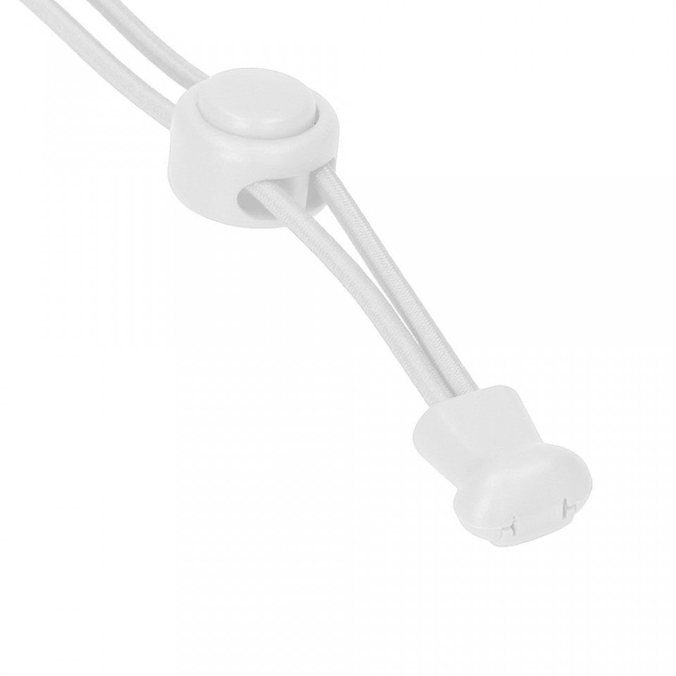 mumbi elastische Schnürsenkel Schnellverschluss Lock Schnellschnürsystem weiß 